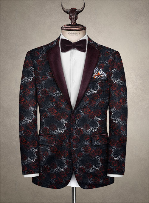 Italian Cotton Agnolo Tuxedo Jacket - StudioSuits