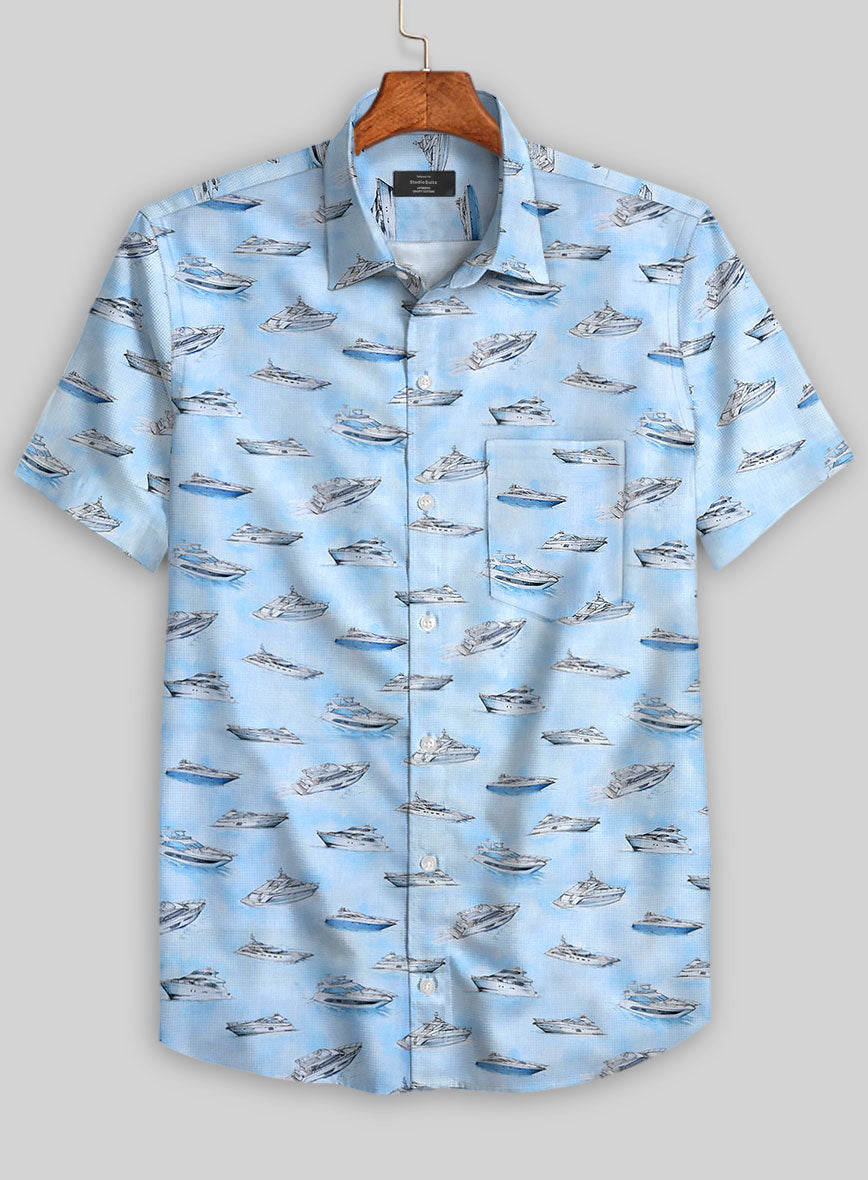 Italian Cotton Atlantic Shirt - StudioSuits