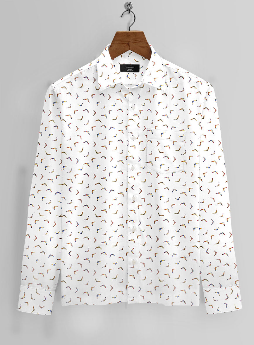 Italian Cotton Bomerang Shirt - StudioSuits