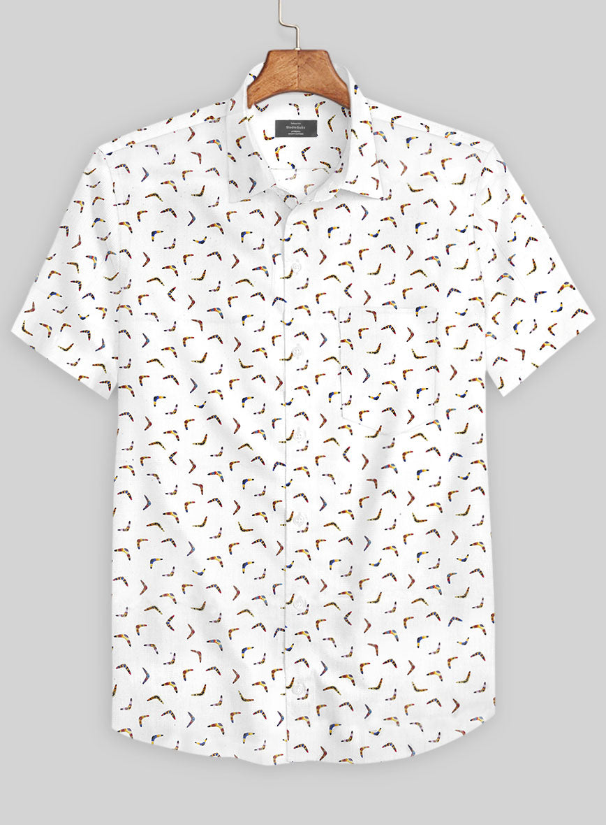 Italian Cotton Bomerang Shirt - StudioSuits