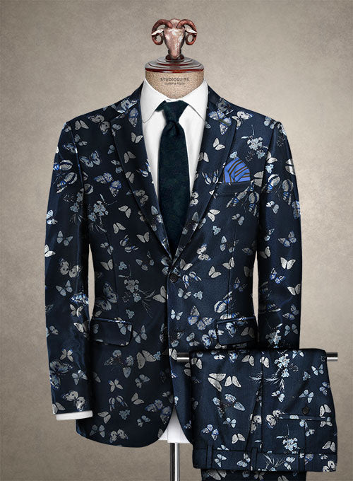 Italian Cotton Butterfly Suit - StudioSuits