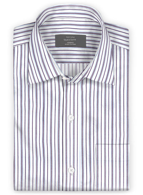 Italian Cotton Febian Shirt - StudioSuits