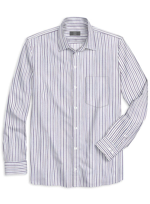 Italian Cotton Febian Shirt - StudioSuits