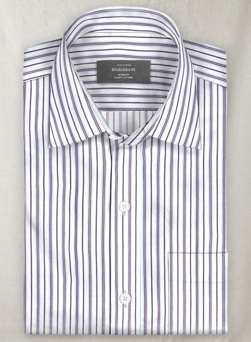 Italian Cotton Febian Shirt - StudioSuits