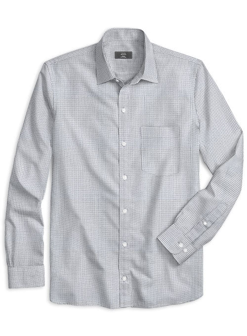 Italian Cotton Grogio Shirt - StudioSuits