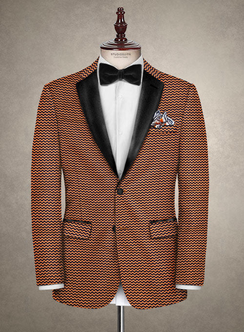 Italian Cotton Jandra Tuxedo Jacket - StudioSuits