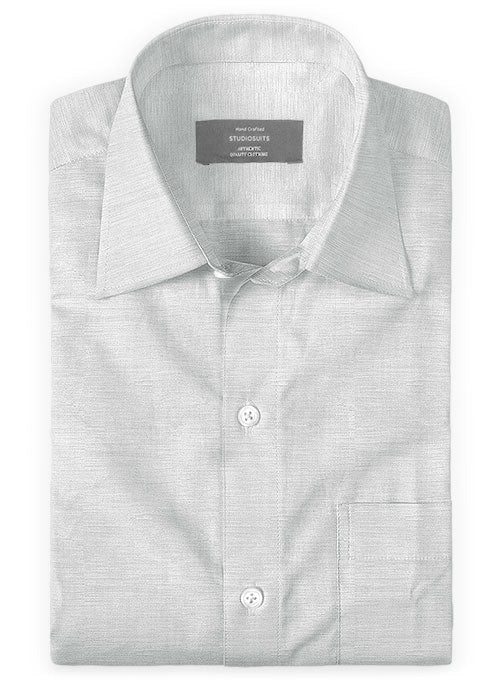 Italian Cotton Light Gray Anengo Shirt