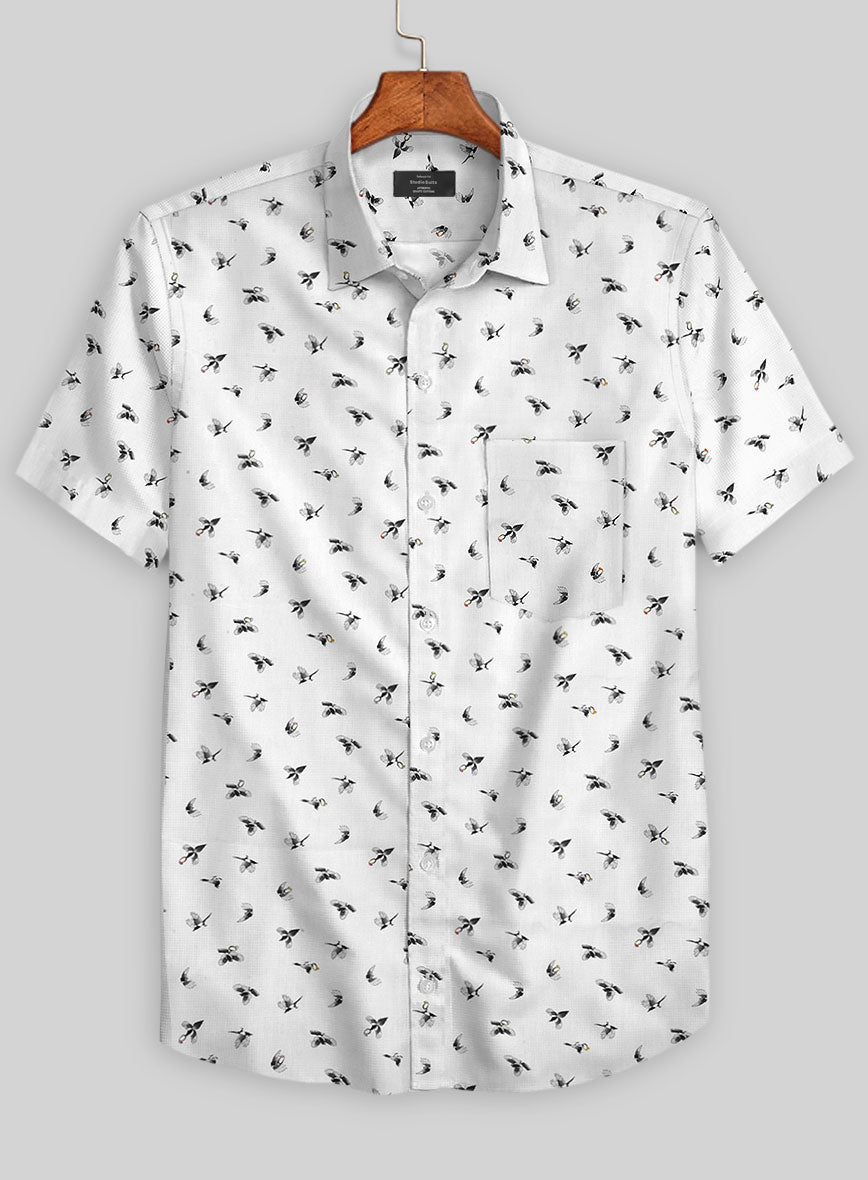 Italian Cotton Magpie Shirt - StudioSuits