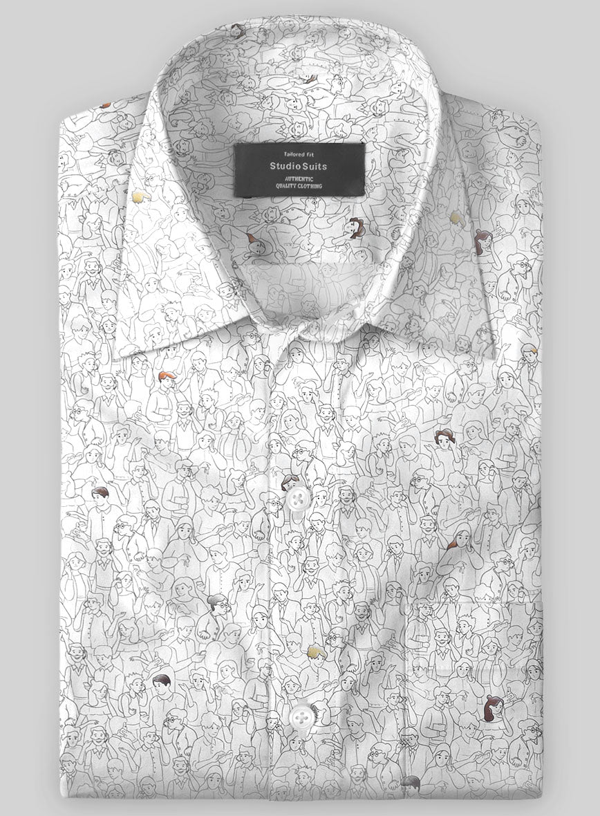 Italian Cotton Olidad Shirt - StudioSuits
