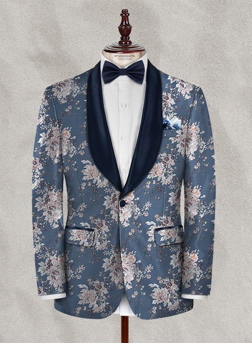 Italian Cotton Prinze Tuxedo Jacket - StudioSuits