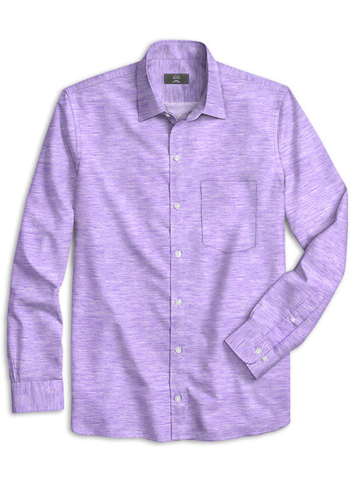 Italian Cotton Purple Shirt
