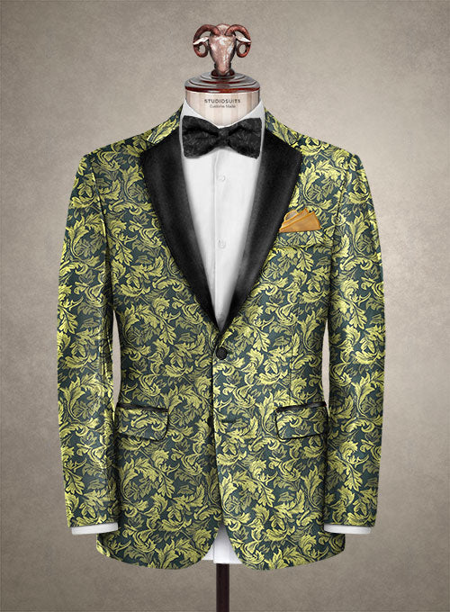 Italian Cotton Scinea Tuxedo Jacket - StudioSuits