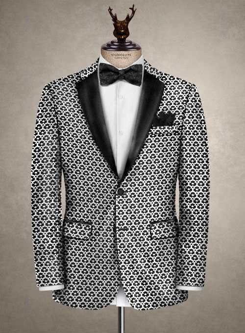 Italian Cotton Stretch Multe Tuxedo Suit - StudioSuits