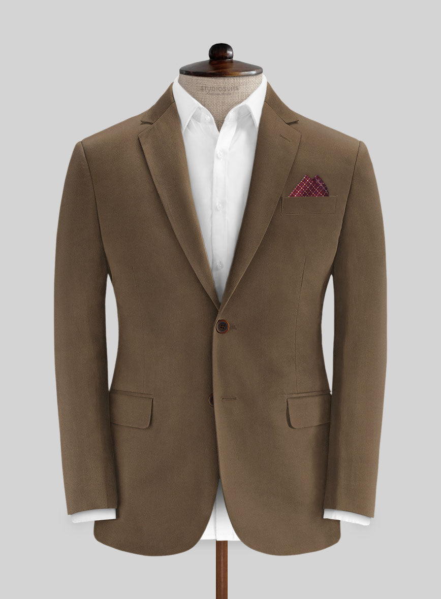 Italian Cotton Stretch Onrado Jacket - StudioSuits