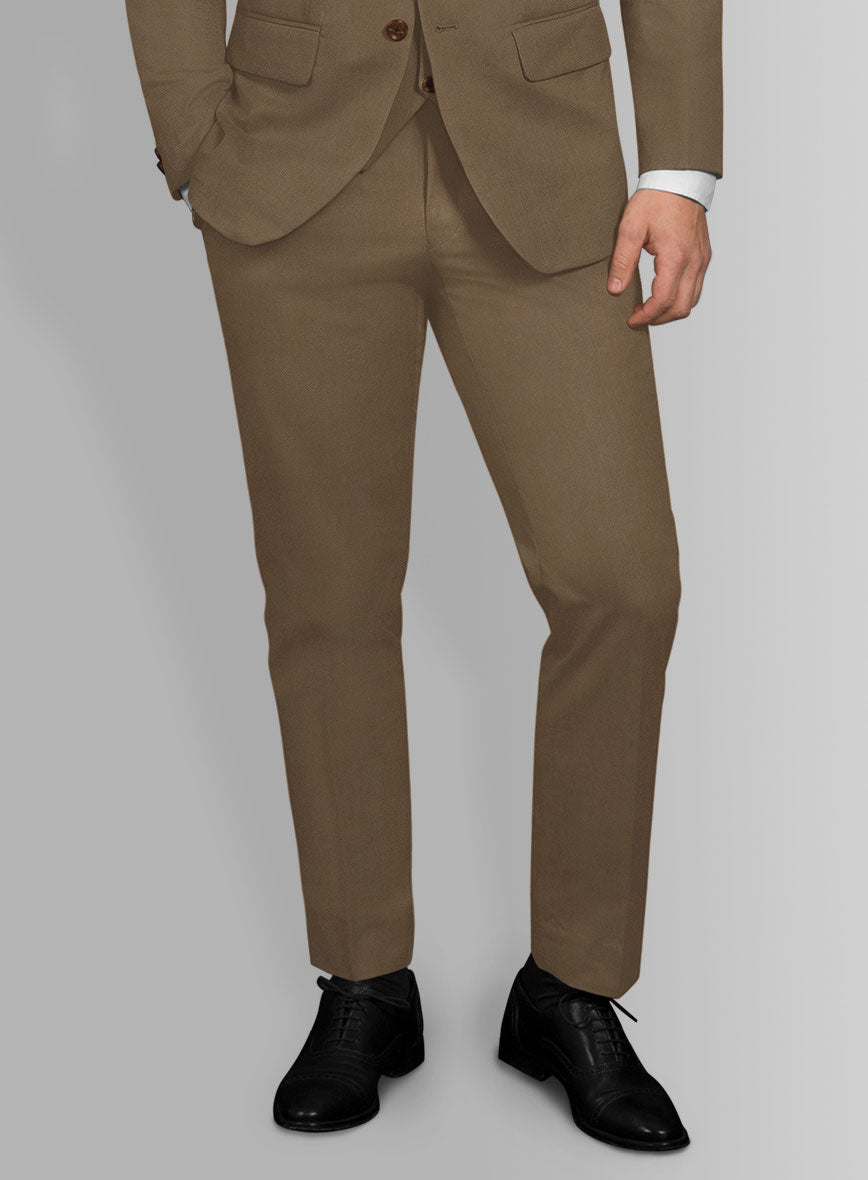 Italian Cotton Stretch Onrado Pants - StudioSuits