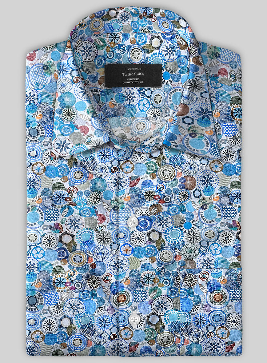 Italian Cotton Yuana Paisley Shirt - StudioSuits