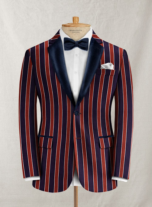 Italian Cotton Zana Tuxedo Jacket - StudioSuits