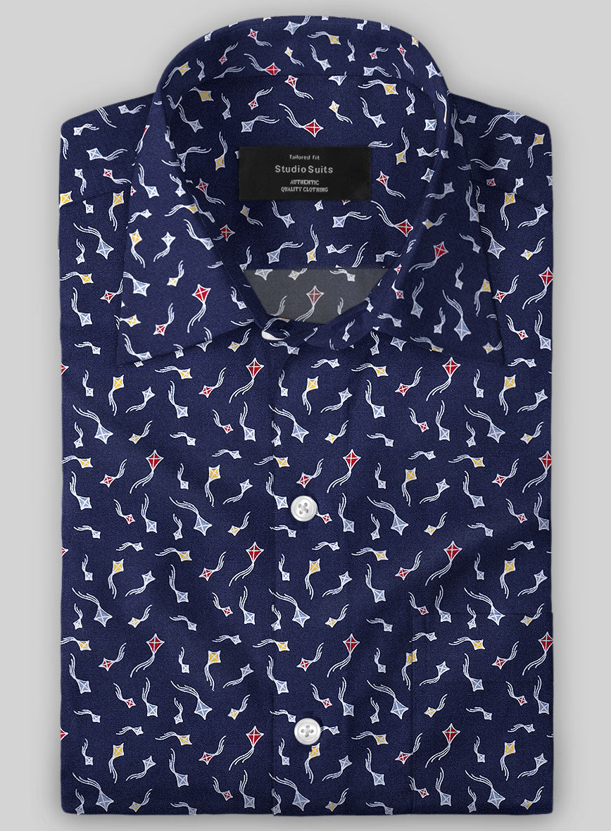 Italian Cotton Flat Kite Shirt - StudioSuits