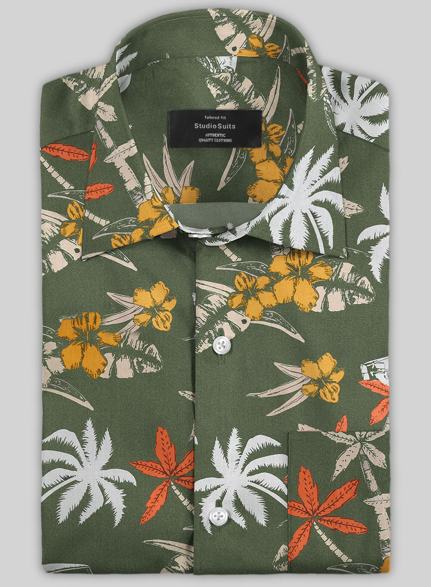 Italian Cotton Jamaica Shirt - StudioSuits