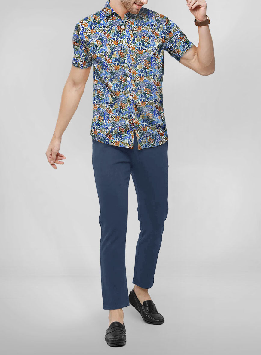 Italian Cotton Jungle Trip Shirt - StudioSuits