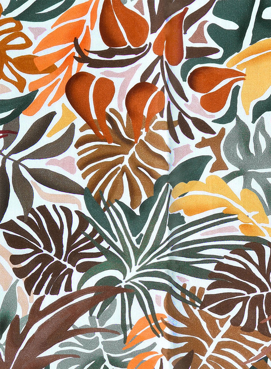 Italian Cotton Monstera Shirt - StudioSuits