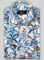 Italian Cotton Rain Forest Shirt - StudioSuits