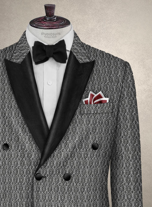 Italian Cotton Stretch Sagi Tuxedo Jacket - StudioSuits