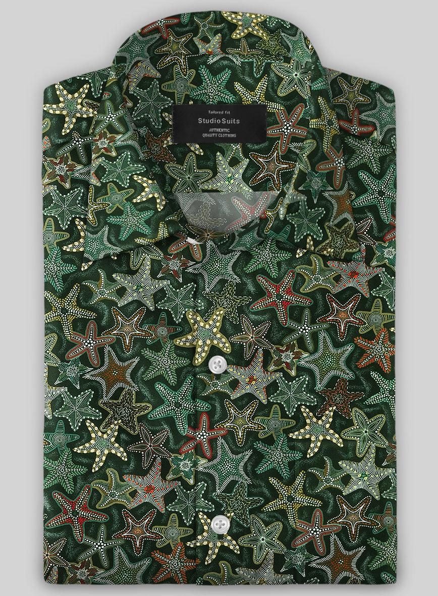 Italian Cotton Starfish Shirt - StudioSuits