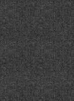 Italian Drego Gray Herringbone Wool Pants - StudioSuits