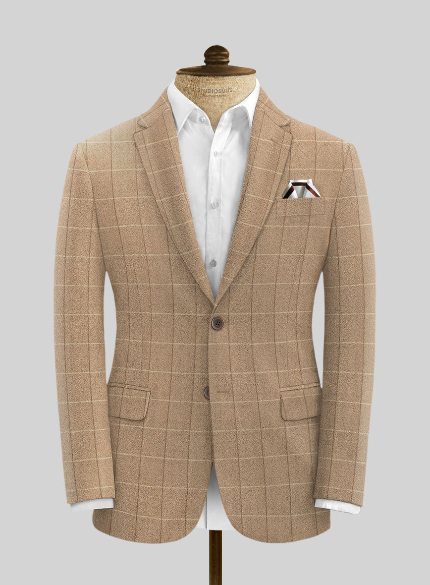 Italian Duami Checks Tweed Jacket - StudioSuits