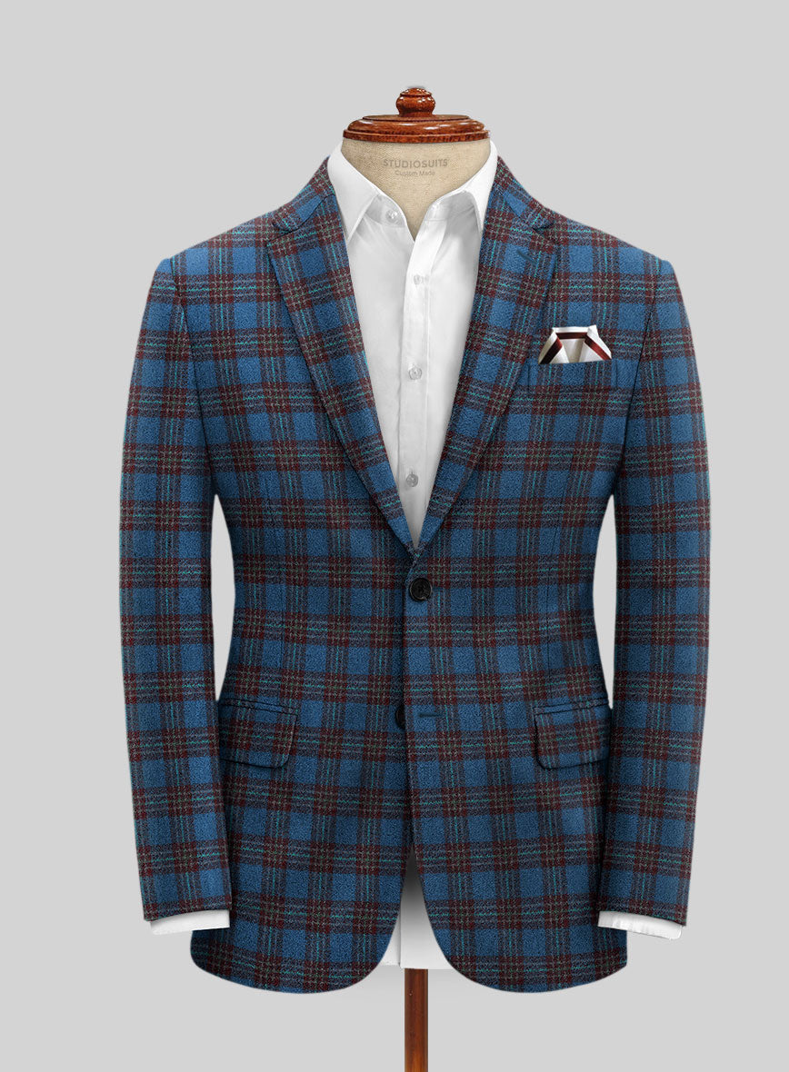 Italian Egor Checks Tweed Jacket - StudioSuits