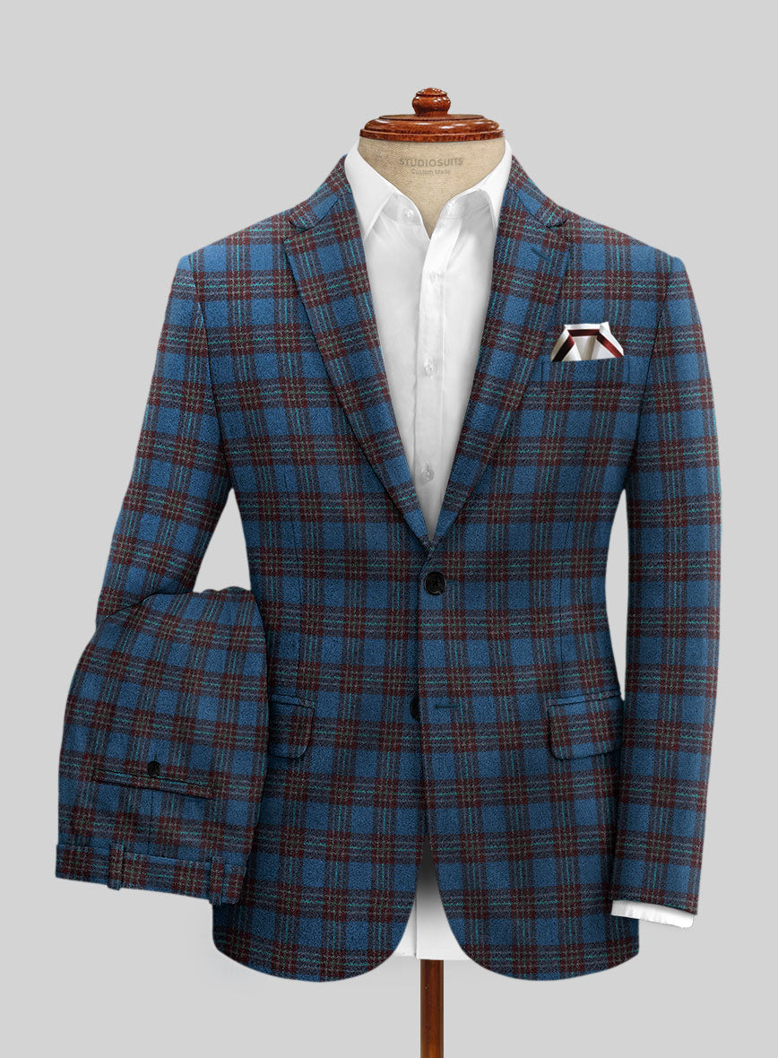 Italian Egor Checks Tweed Suit - StudioSuits