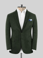 Italian Equiel Green Wool Suit - StudioSuits