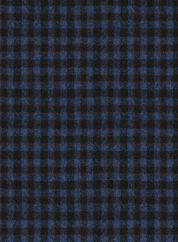 Italian Ervasi Blue Wool Jacket - StudioSuits