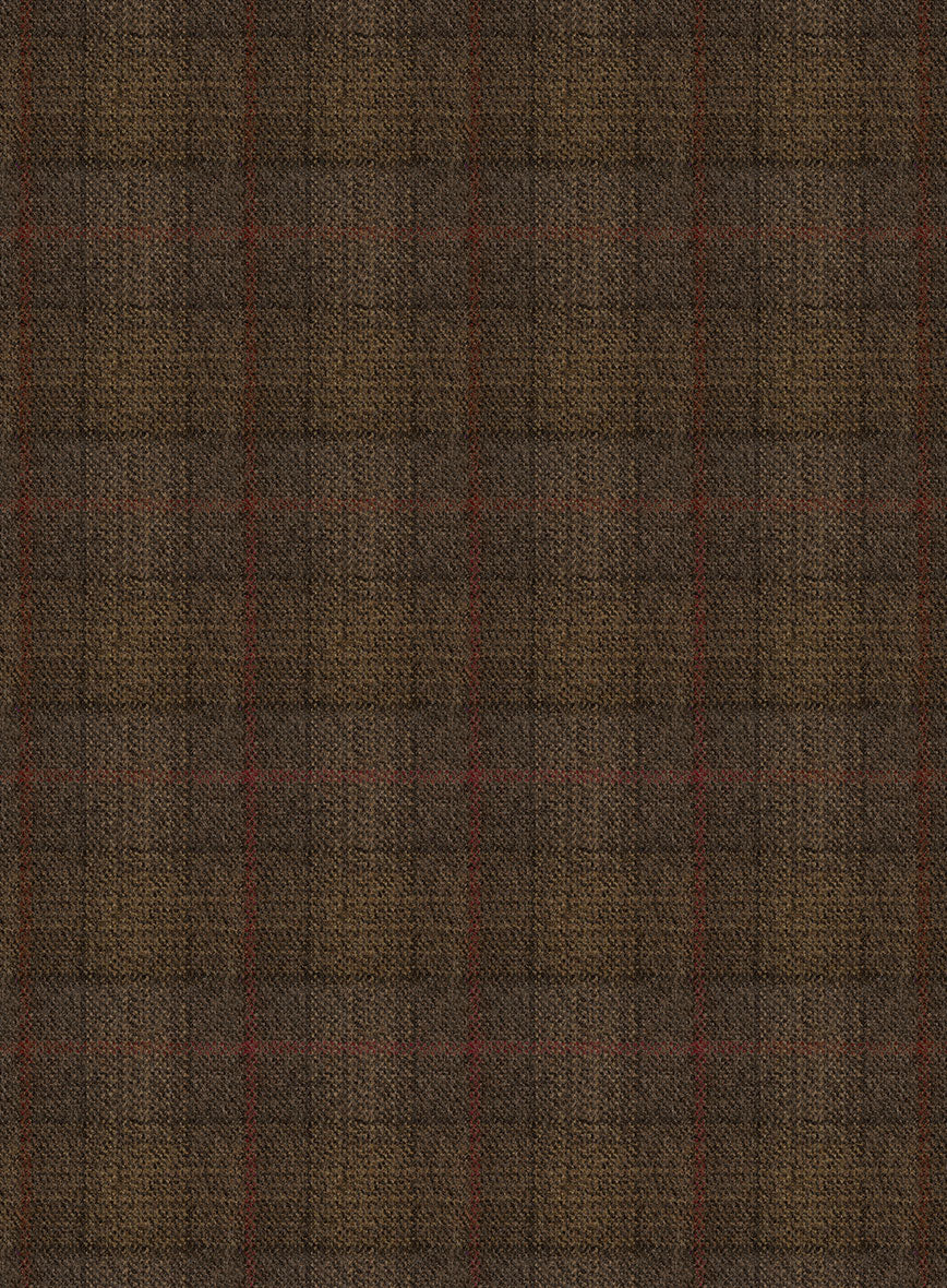 Italian Fiani Checks Tweed Jacket - StudioSuits