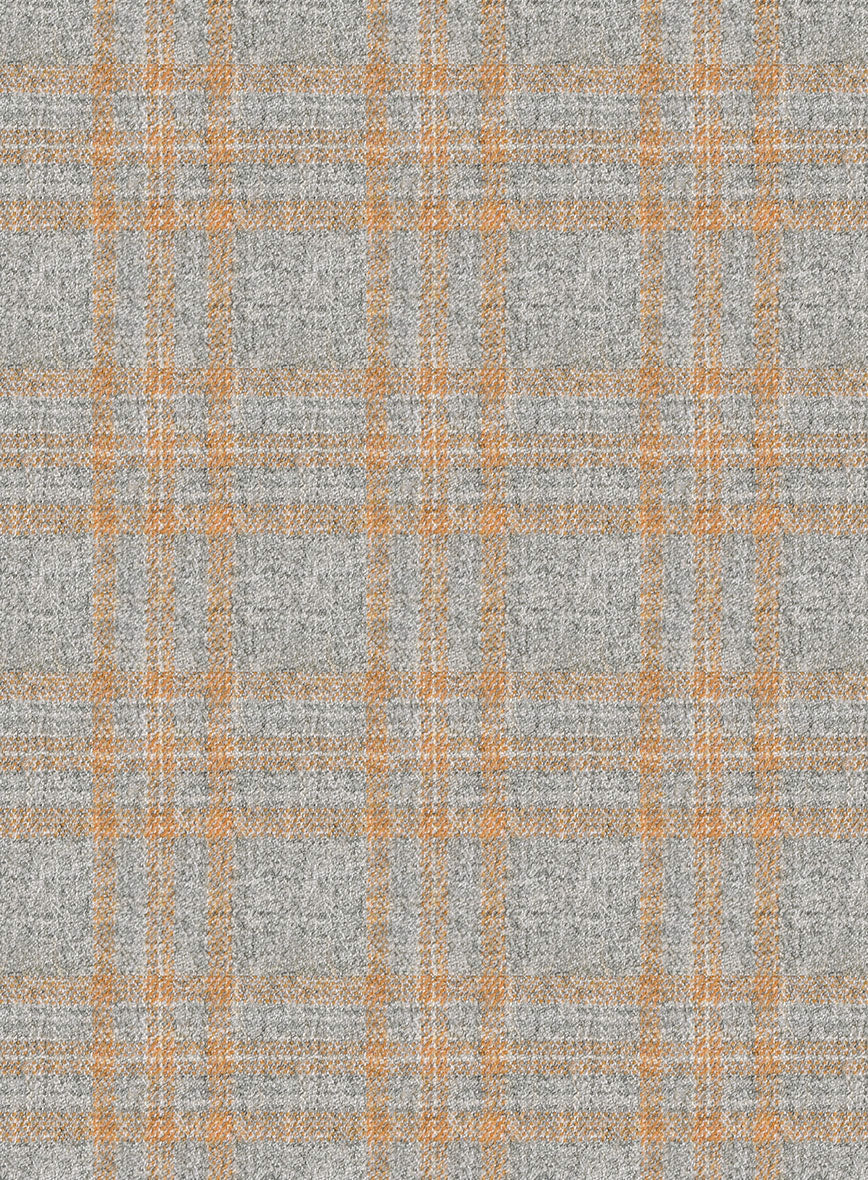 Italian Fonse Gray Wool Pants - StudioSuits