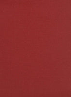 Italian Gimson Red Cotton Stretch Pants - StudioSuits