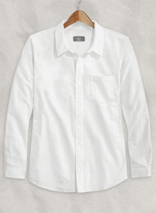 Italian Heavy Cotton Off White Shirt