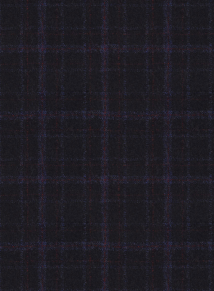 Italian Heliar Midnight Blue Wool Jacket - StudioSuits