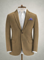 Italian Hunter Khaki Cotton Stretch Jacket - StudioSuits