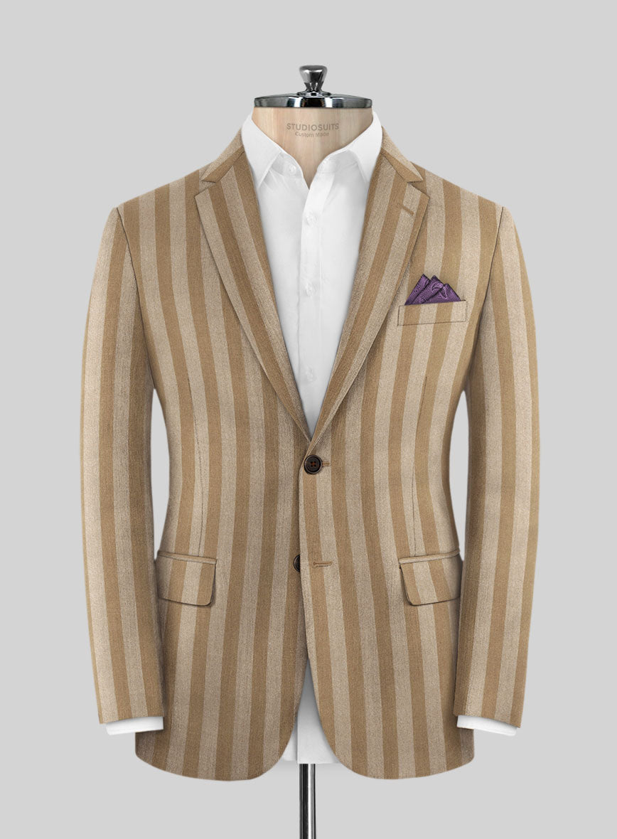 Italian Ildefo Brown Wool Suit - StudioSuits