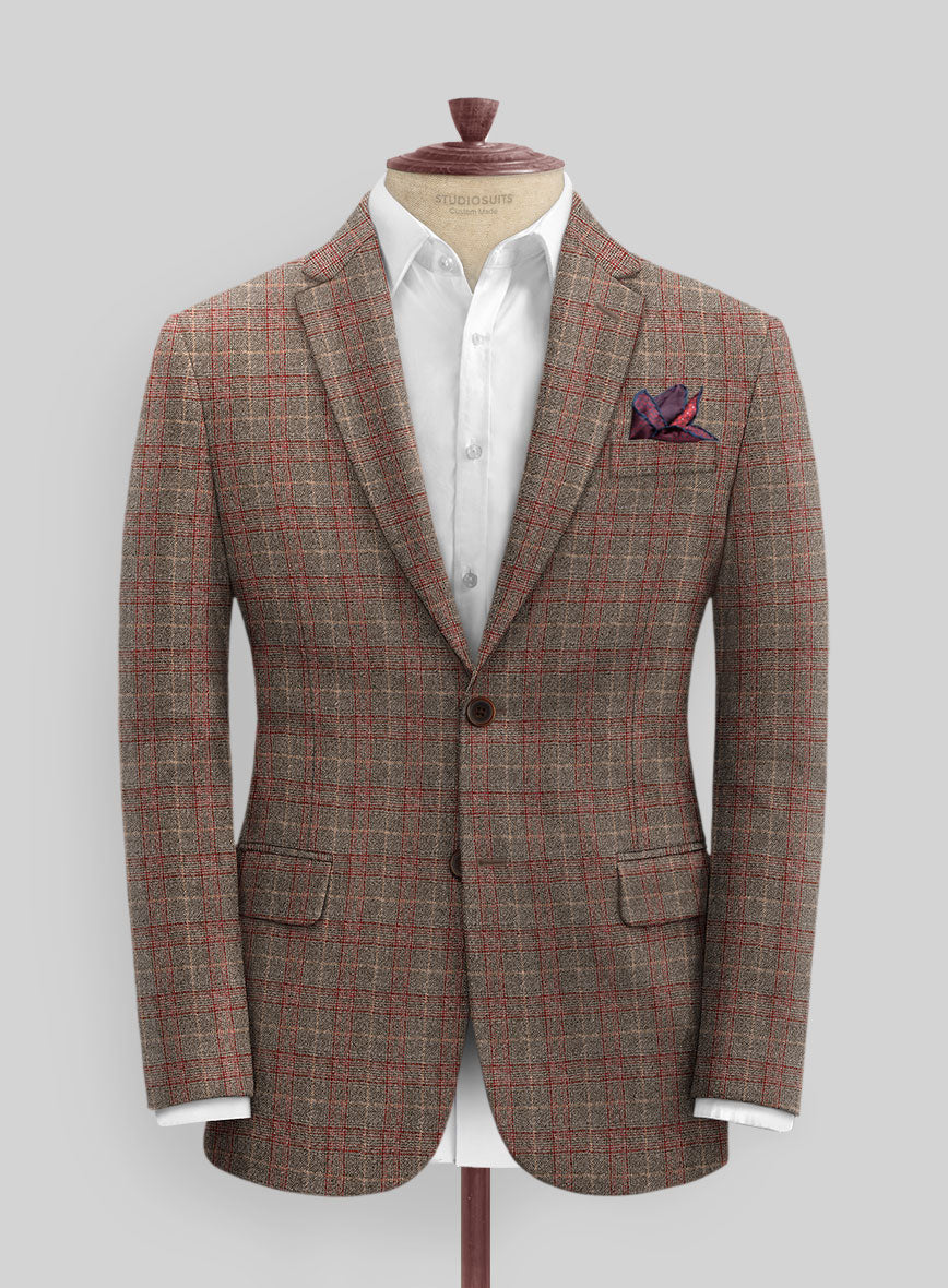 Italian Istini Checks Tweed Suit - StudioSuits