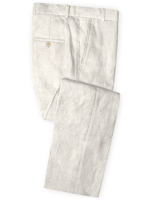 Italian Java Linen Pants - StudioSuits