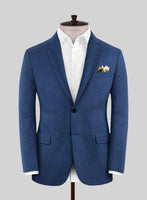 Italian Jil Blue Wool Jacket - StudioSuits