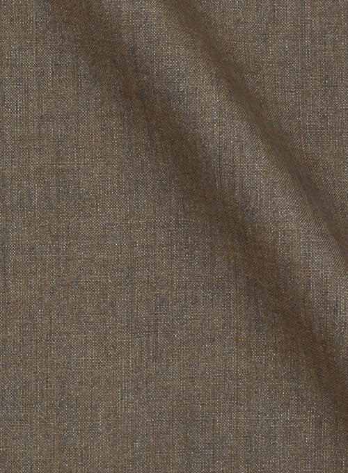 Italian Khyber Brown Linen Suit - StudioSuits