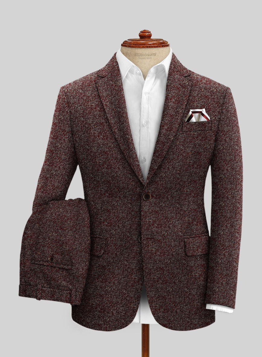 Italian Larga Tweed Suit - StudioSuits
