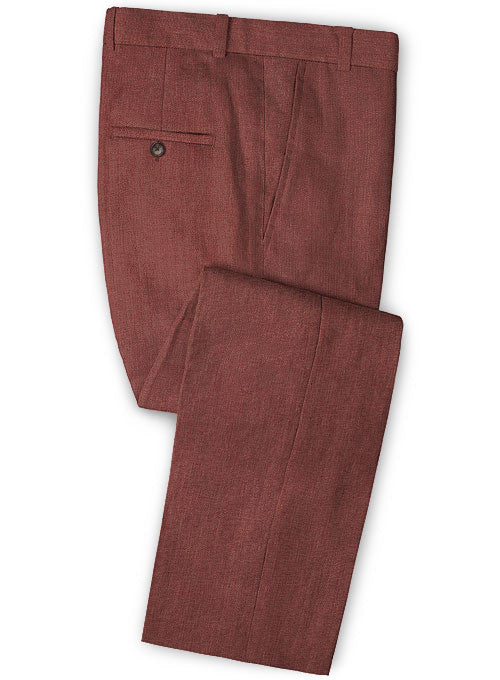 Italian Laroon Linen Pants - StudioSuits
