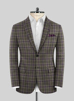 Italian Lendro Checks Wool Jacket - StudioSuits