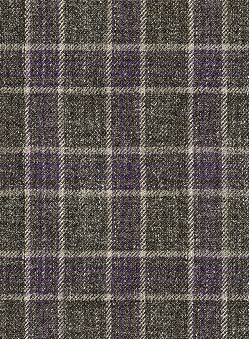 Italian Lendro Checks Wool Pants - StudioSuits