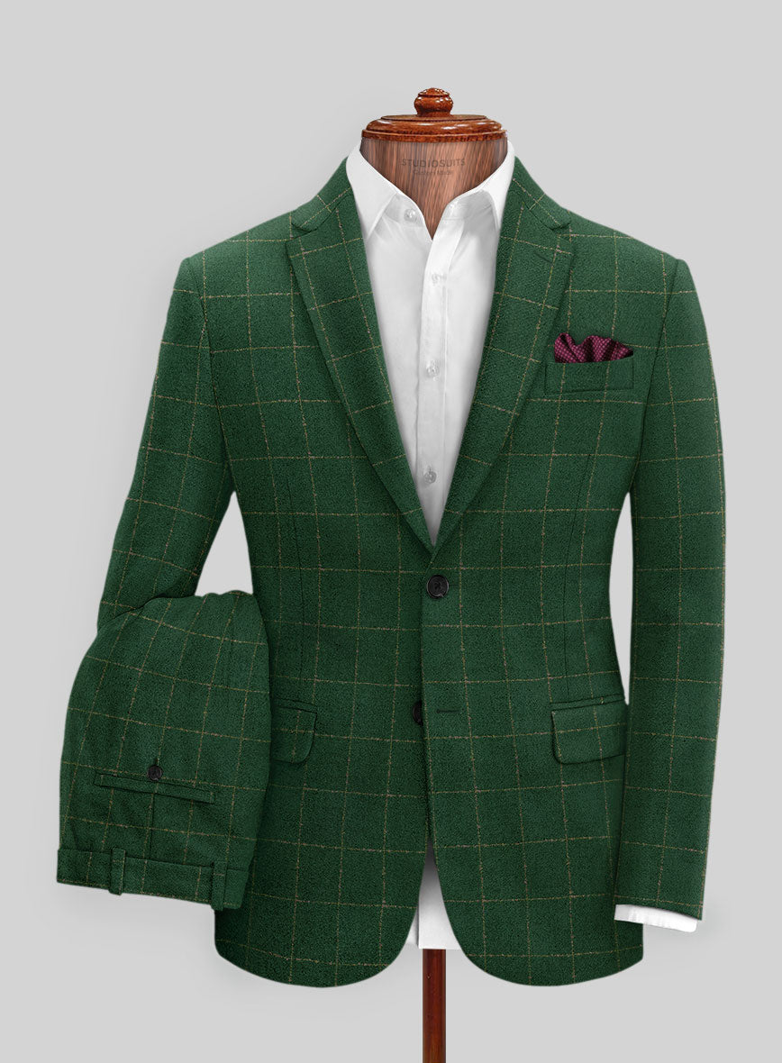 Italian Lico Checks Tweed Suit - StudioSuits